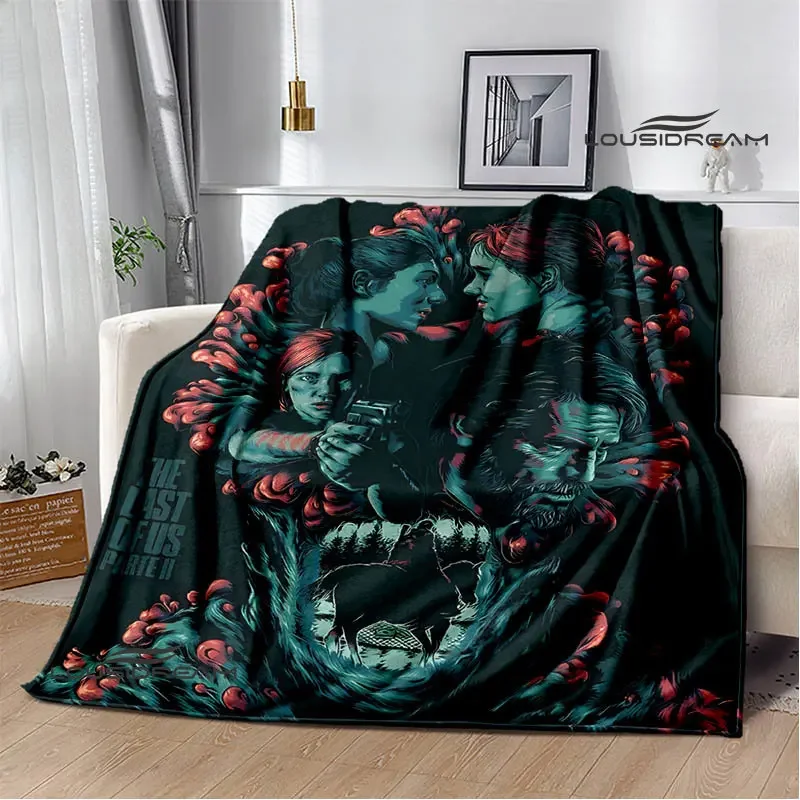 The latest movie The last of US printed blanket Beautiful blankets blankets for beds Warm blanket Picnic blanket Birthday Gift