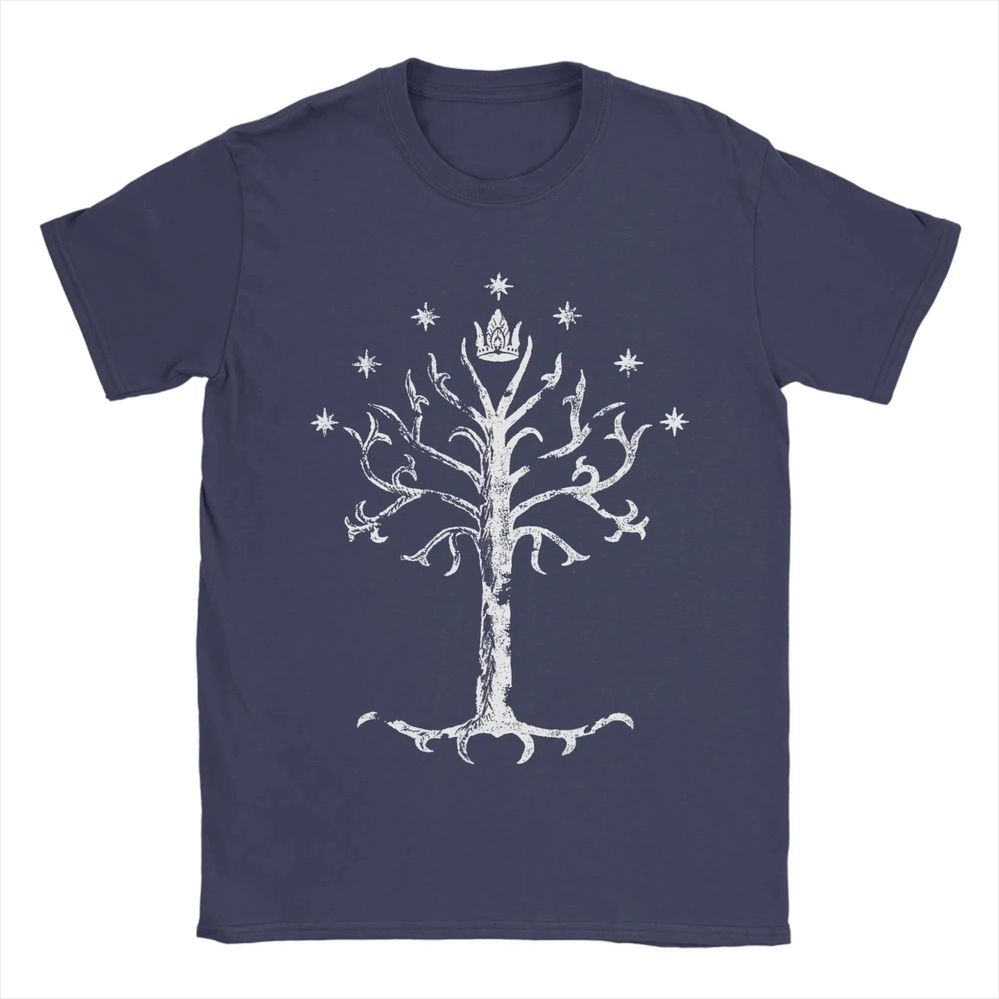 Best Selling L-Lords of The R-Rings Tree of Gondor T-Shirt for Men Tees Crewneck Short Sleeve T Shirt Birthday Present Clothes