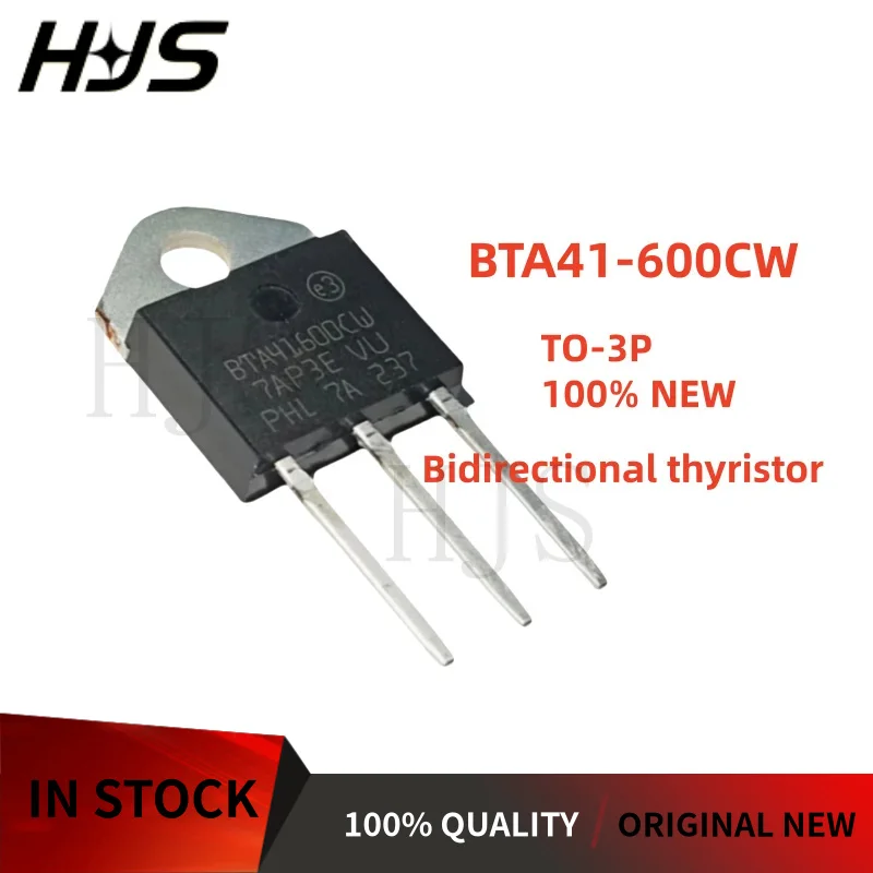 5Pcs BTA41 BTA41-1200BW BTA41-700BW BTA41-1000B BTA41-800BW BTA41-600BW BTA41-800CW BTA41-1200B BTA41-600CW BTA41-700CW TO-3P