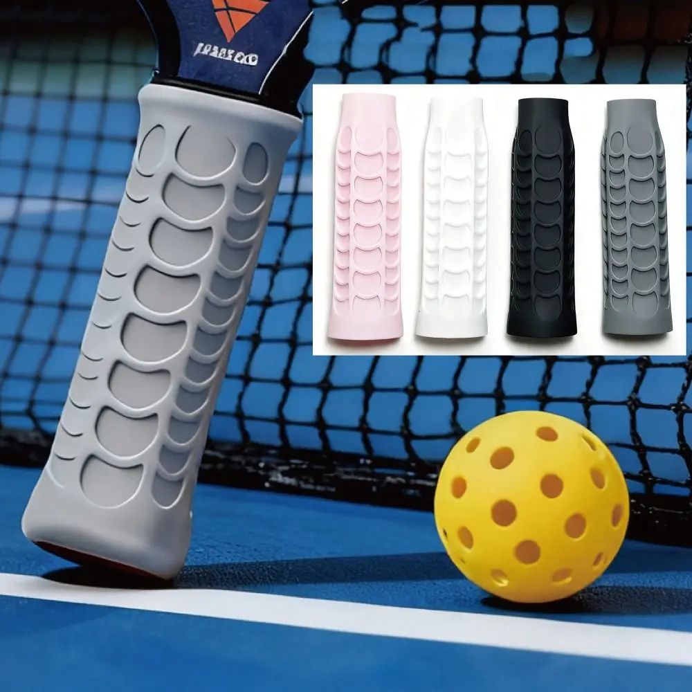 

Silicone Pickleball Paddle Grip Cover Non-Slip Reusable Pickleball Racket Handle Sleeve Replacement Pickleball Racket Overgrip