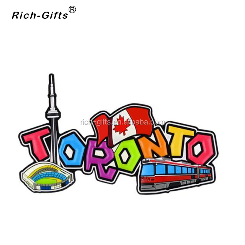 Personalized Custom Tourist Souvenirs Fridge Magnet for Canada, Promotion Gifts