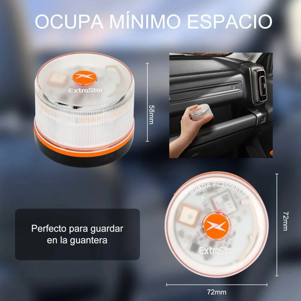 Супер яркий светодиодный автомобильный аварийный свет — высокий люмен 1000LM, видимое расстояние 500M. магнитное основание для простой установки.