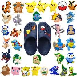 Pocket monster 1pcs Pokemon  Charms Accessories Sneakers Shoe Decorations Pins for  Woman Men  Jeans Wholesale