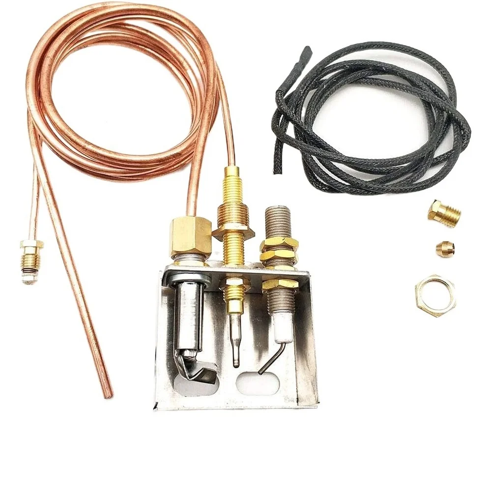 Premium Propane Gas Fire Heater Replacement Parts Metal Flame Pilot Burner Assembly Kit For Heating Applications Tool Parts