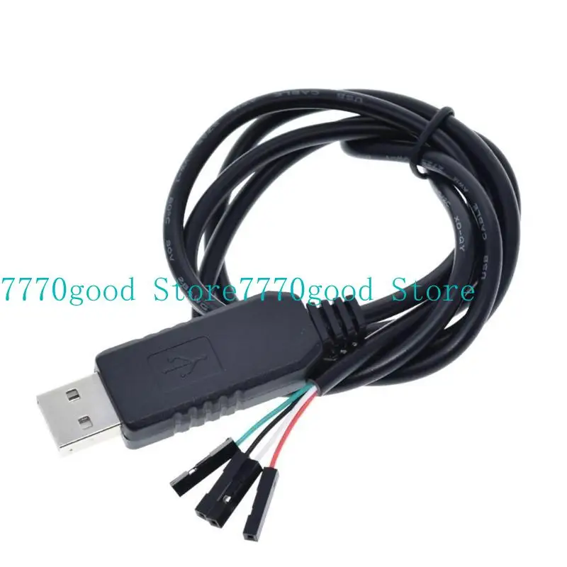 31BA 1M USB To TTL Cable Module 4P 4 Pin RS232 Converters Serial Adapter Cable Module