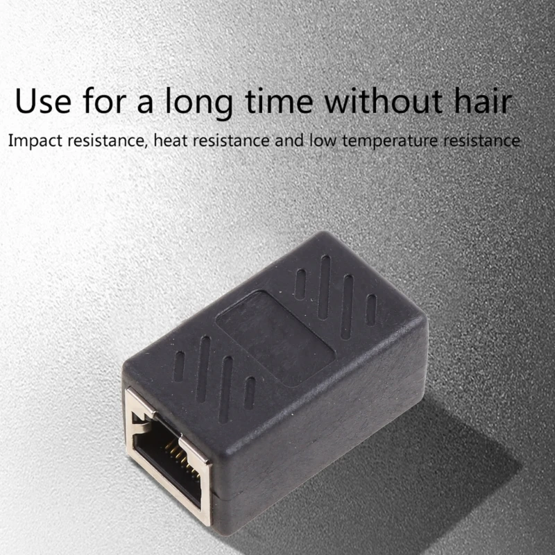Extensor direto RJ45 para conectores principal Adaptador Lan