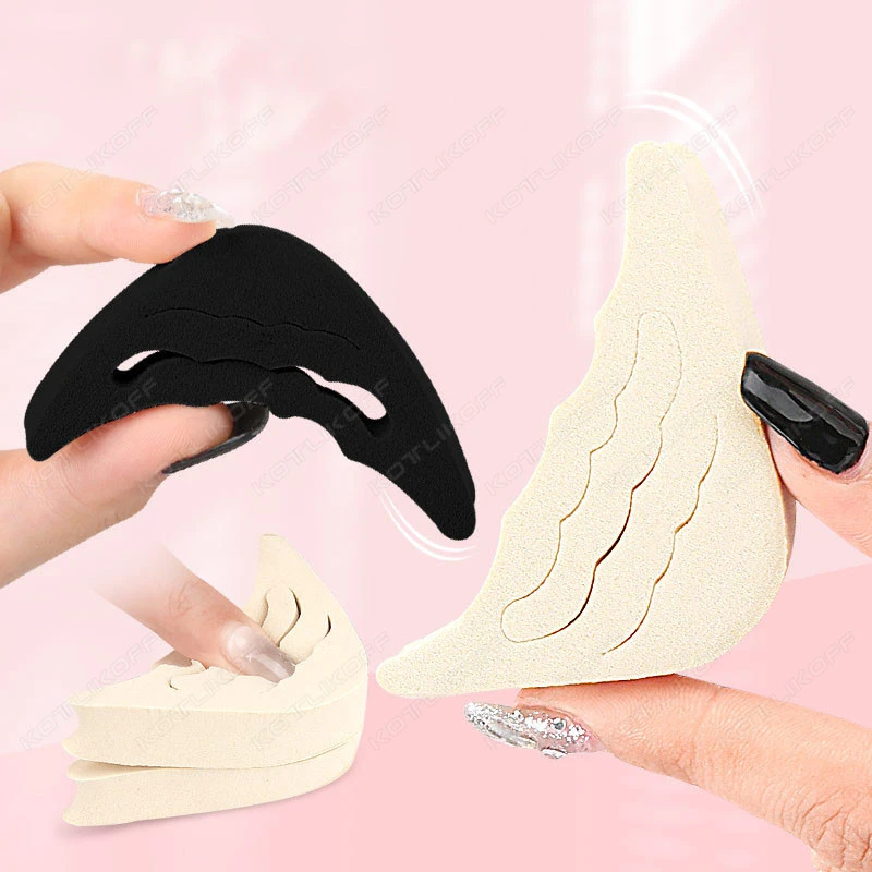 8/16PCS Soft Sponge Toe Plug Half Insoles Reusable Toe Filler Inserts for Shoes Adjustable Too Big Foot Brace Pads Shoe Inserts