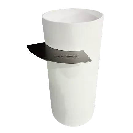 

Art умывальник с твердой поверхностью и отдельно стоящая раковина с полкой из нержавеющей стали