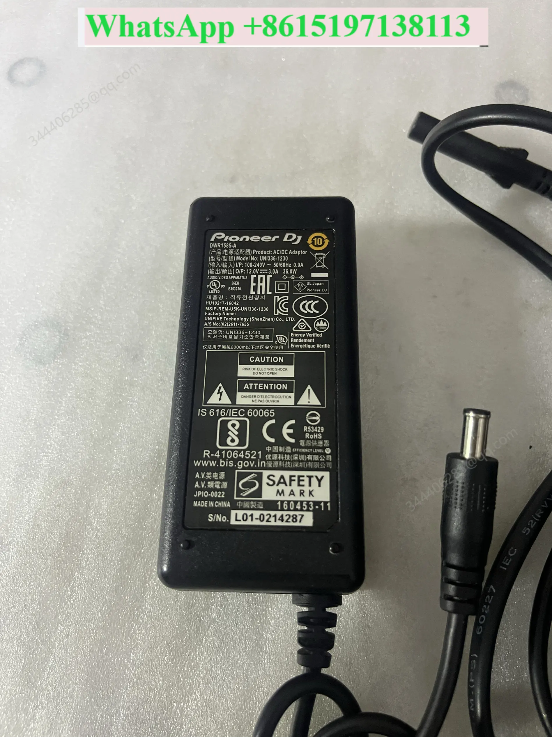 Driver accessories, power cord ddj1000SRT800 SR2 XDJRR original machine second-hand down 90% new
