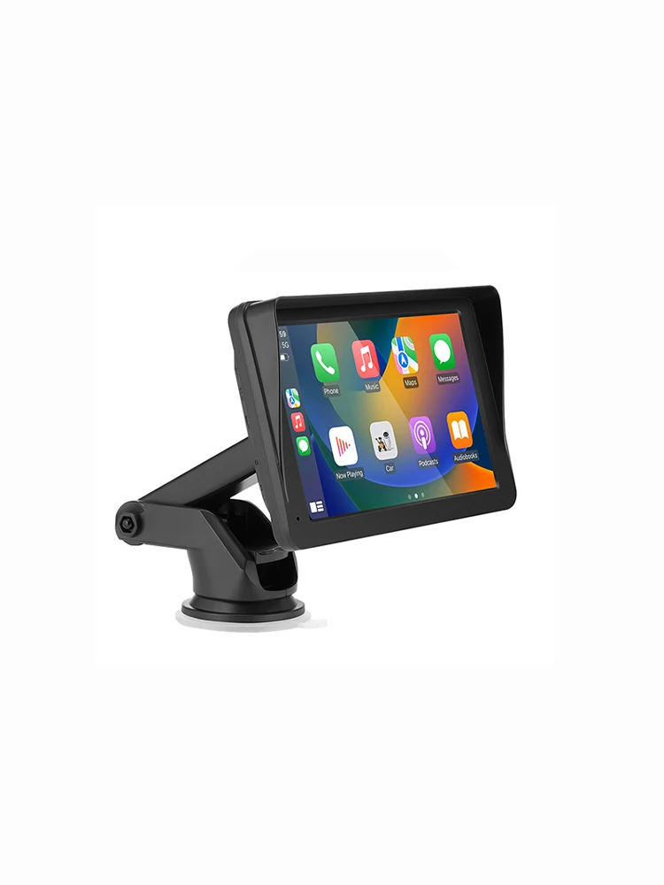 7-inch autoradio Draagbare draadloze CarPlay Android Auto Stereo Multimediaspeler Touchscreen Bluetooth-navigatie - afbeelding 2