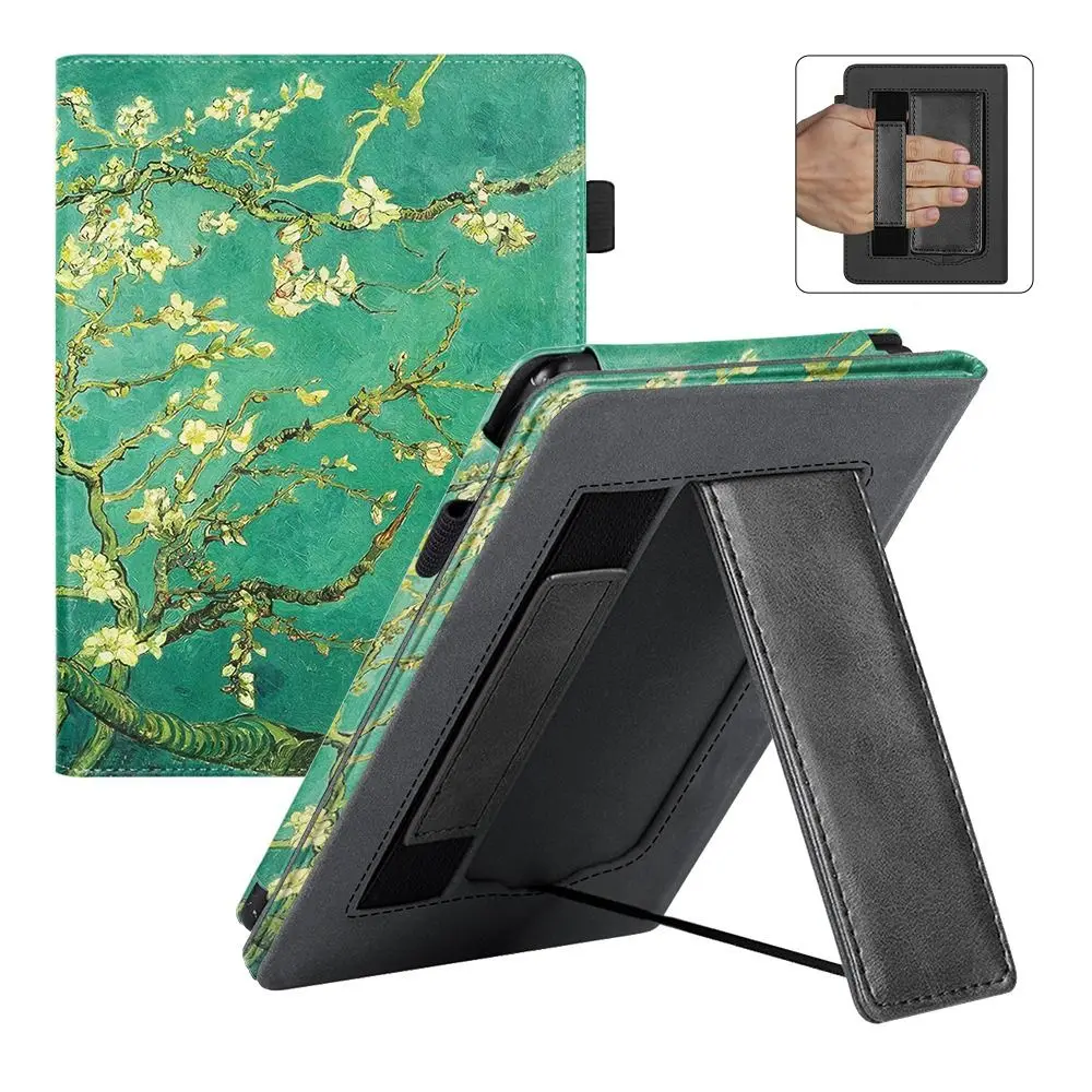 

6-дюймовый чехол для чтения для рук из искусственной кожи, противоударный защитный чехол N365, защита от царапин для KOBO Clara Color/BW 2024