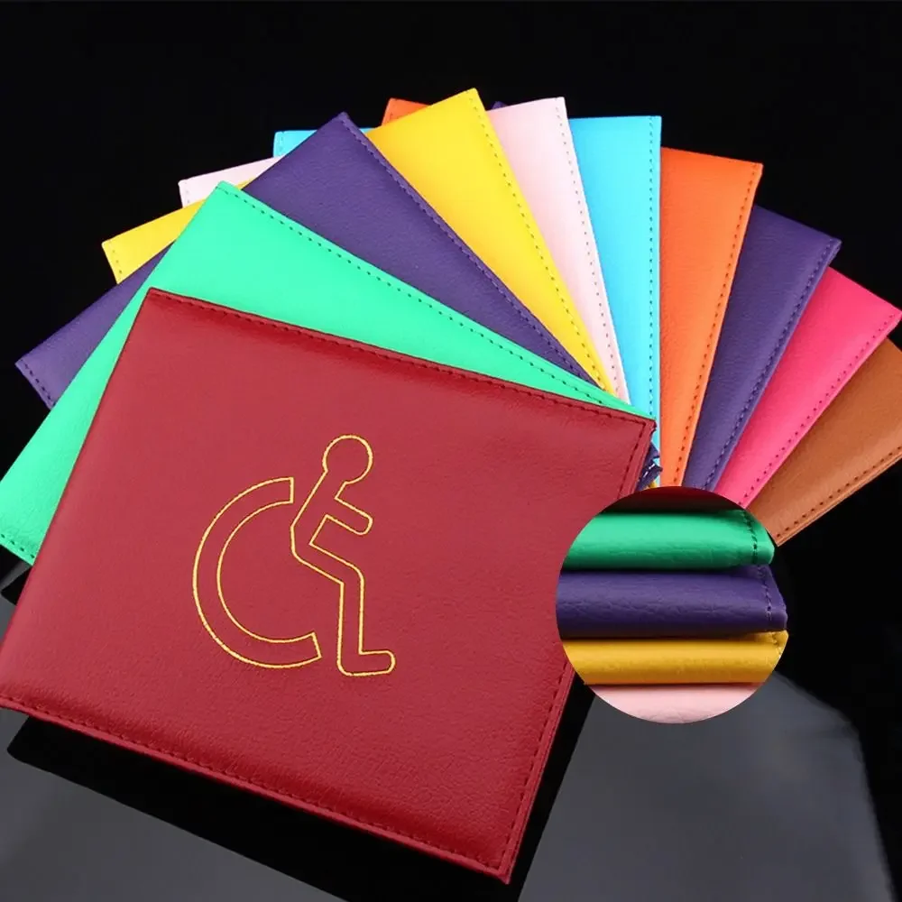 Portable Wallet Convenient Disabled Blue Badge Holder Permit Display Cover Hologram Safe Protection Cover Disable Badge