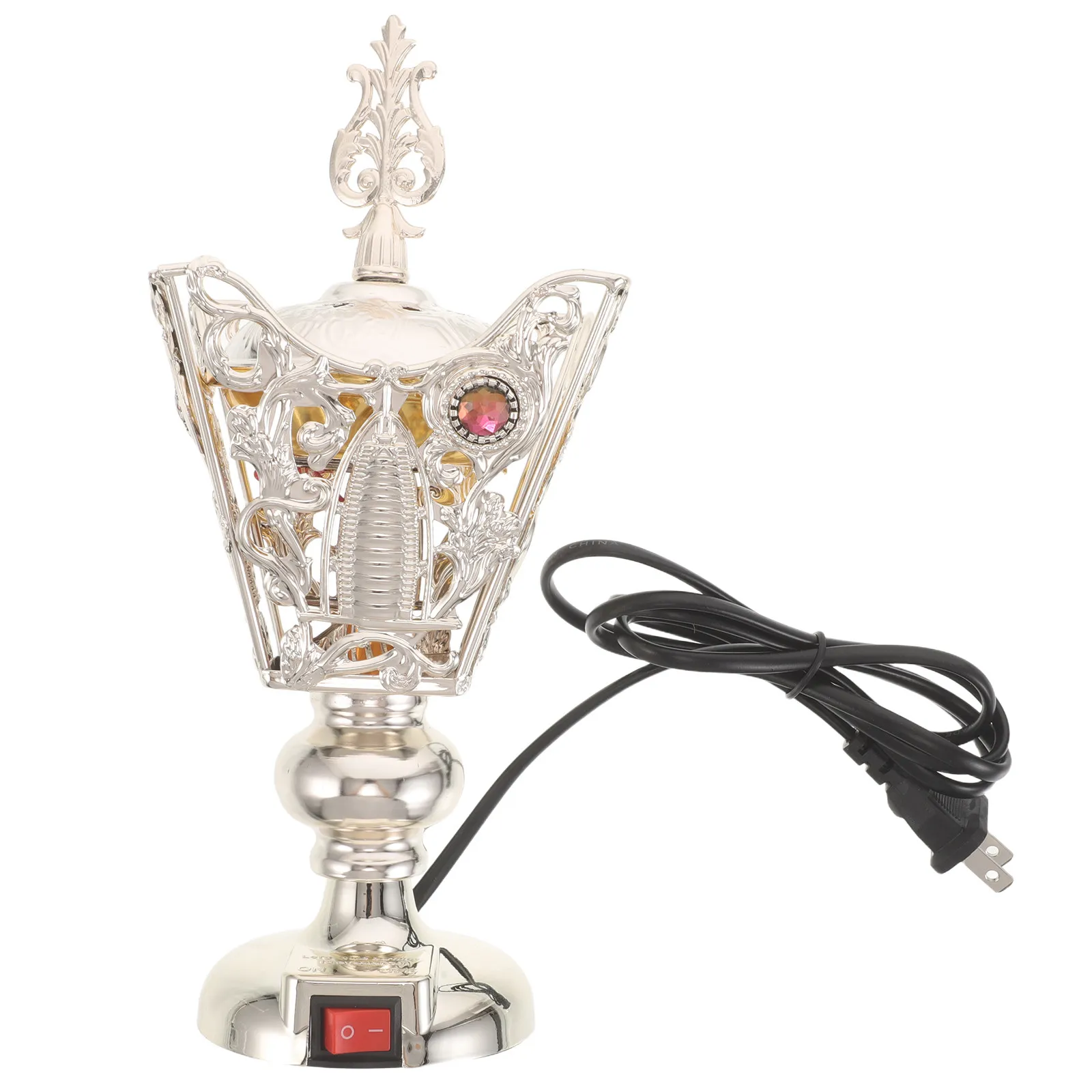 Vintage Inspired Hollow Metal Incense Burner for Aromatherapy Stress Relief Bedroom Living Room Decor Feng Shui Element
