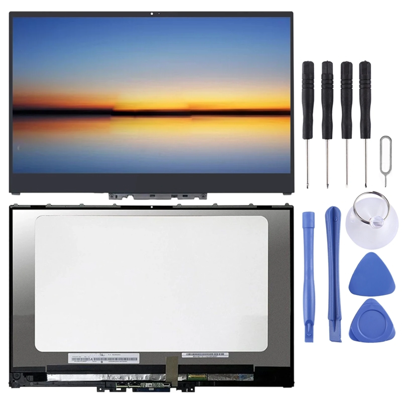 1920 x 1080 FHD 30 Pin OEM LCD Screen for Lenovo Yoga 720-15 720-15IKB Digitizer Full Assembly with Frame