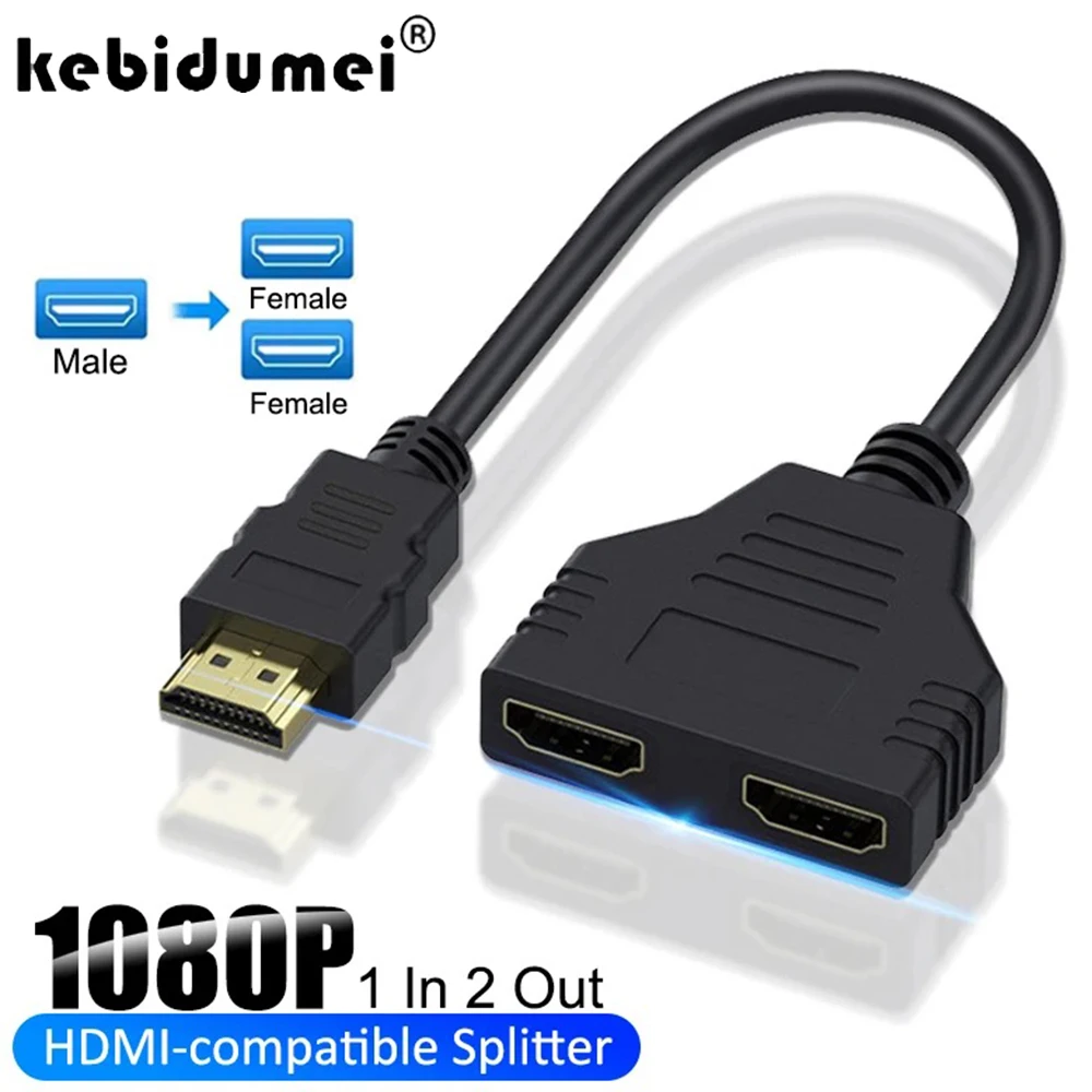 hdmi-совместимый-кабель-сплиттер-1-в-2-1080p-2-двухпортовый-hdmi-совместимый-кабель-y-образный-адаптер-сплиттер-для-ноутбука-монитора-ТВ-приставки