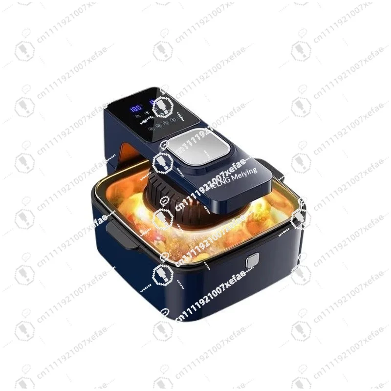 Visual Air Fryer Household Large Capacity Automatic Electric Fryer Microwave Oven Oil Free Smart Oven Touch Screen