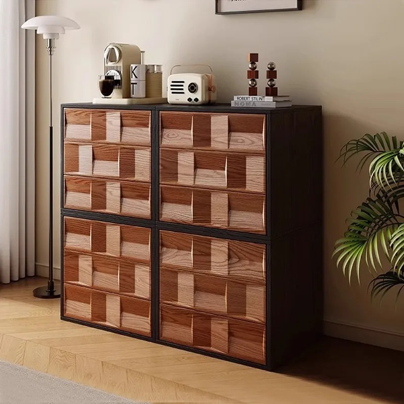 wood chest of drawers, listening cabinets, TV cabinets, living room card door cabinets, storage combination module storage