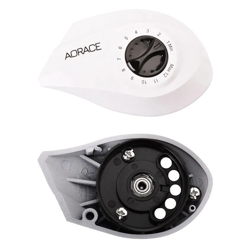 بكرة صيد الطعم بكرة صيد السمك بكرة بيضاء وسوداء لليد اليمنى واليسرى قوة سحب 10 كجم عجلات صيد سمك الشبوط تتبع الصيد Pesca