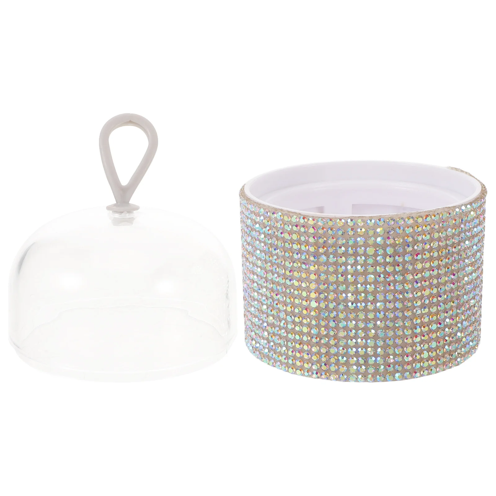 

Portable Dustproof Makeup Sponge Case Rhinestone Organizer for Travel and Beauty Accessories Portable Makeup Sponge Case