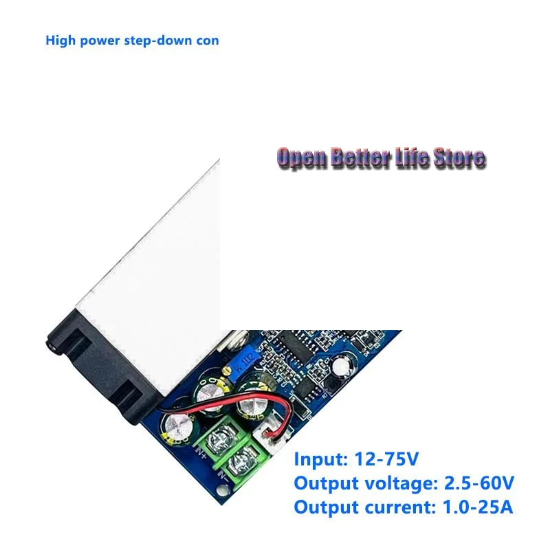

600W DC12-75V To 2.5-60V Step-Down Constant Voltage Constant Current Adjustable Power Module Adjustable Power Supply Module