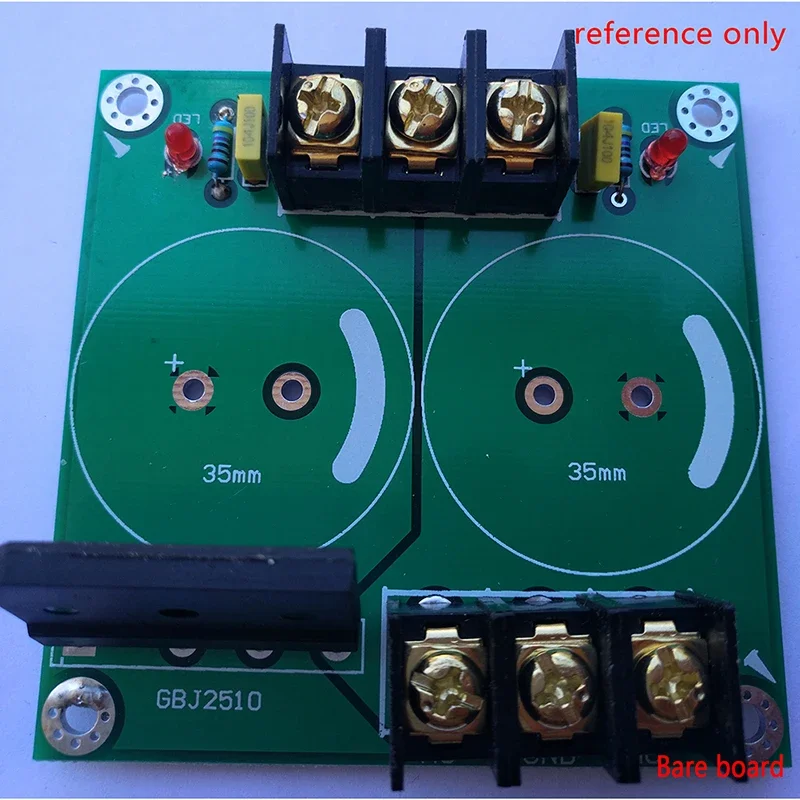 1Pc 25A Single AC-DC Audio Amplifier Rectifier Filter Power Supply Board Bare PCB
