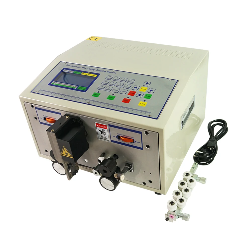 

SWT508C Two-wheel Drives Wire Stripper Electric Peeling Stripping Cutting Machine for Computer Strip Wire 0.1mm-2.5mm2 220V 110V