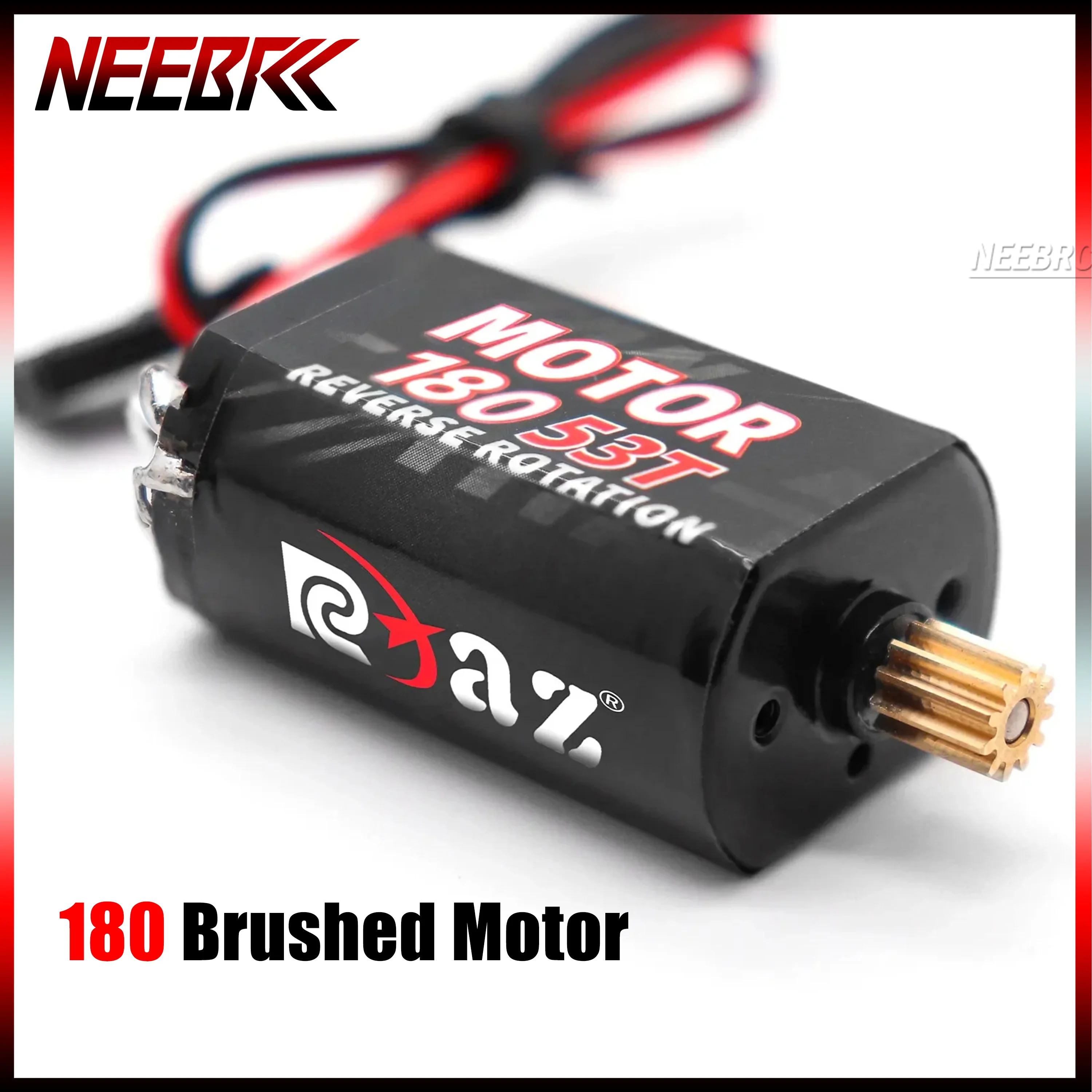 

NEEBRC 180 Матовый двигатель 53T 60T с шестерней 11T Стальная шестерня 7,2 В для 1/18 RC Гусеничный автомобиль Traxxas TRX4M TRX4-M Обновление игрушечной части