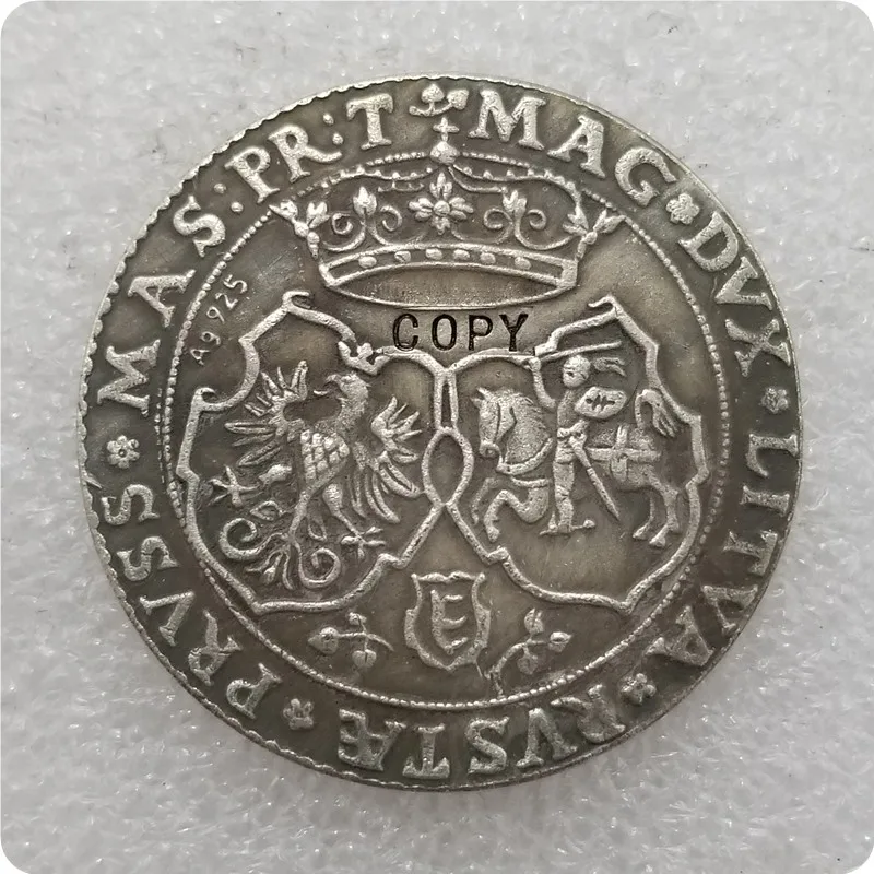 Poland : Litva TALAR - STEPHAN BATORY 1580 COPY commemorative coins-replica coins medal coins collectibles