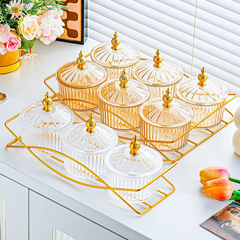 

Легкая роскошная тарелка с фруктами для гостиной, тарелка для закусок и десертов для журнального столика, ящик для хранения конфет