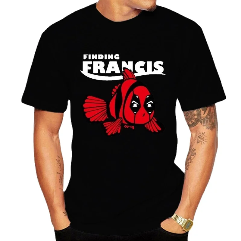 Dead water shirt funny guy cool man short sleeve fish find Francis T-shirt 100% cotton men's top short sleeve