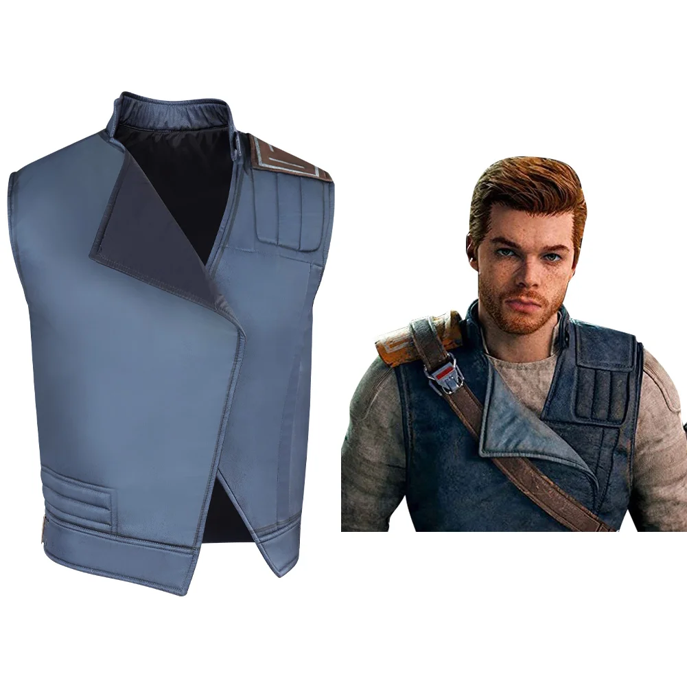 Survivor Male Luke Vest Cosplay Costume Vest Outfits Halloween Carnival Party Suit Role Play Fantacy Tops Clothing Adult