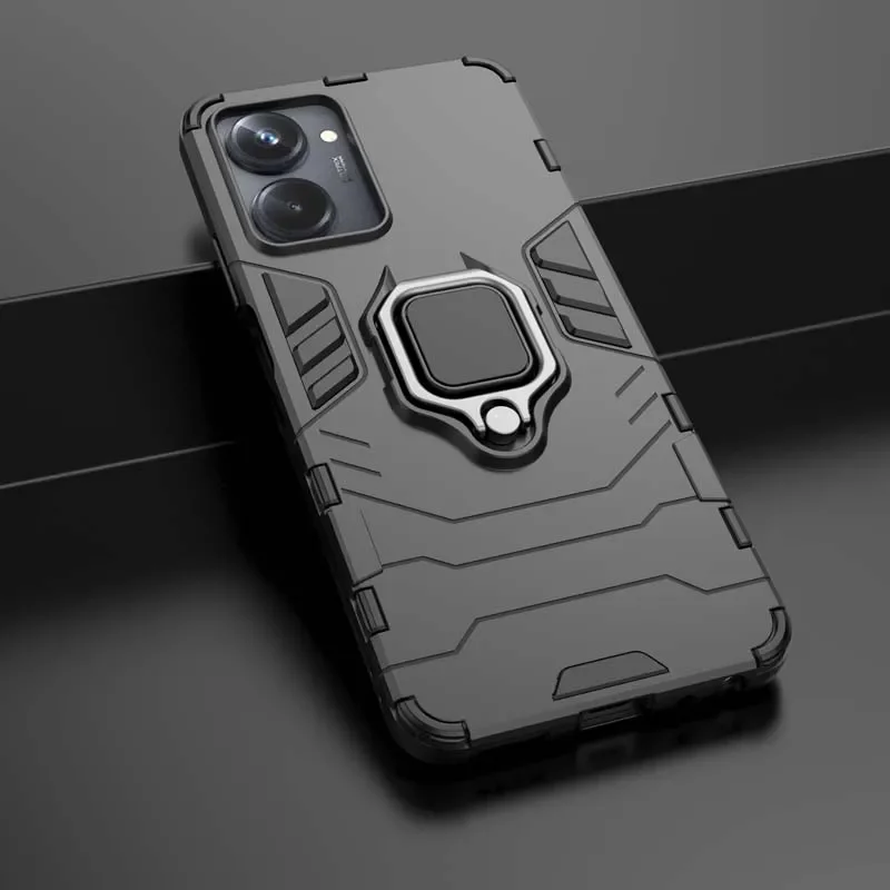 حافظة Cxd 5 مقاومة للصدمات لهاتف Realme 10 11 Pro Plus 9 9i RMX3630 4G 5G حافظة حلقية حامل درع خلفي لهاتف OPPO A17 A17K