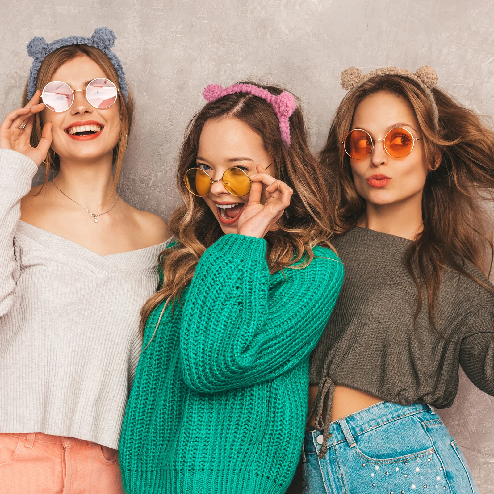 

Head Band Sheep Hairband Hairbands Bear Ears Headband Bubble Accessories
