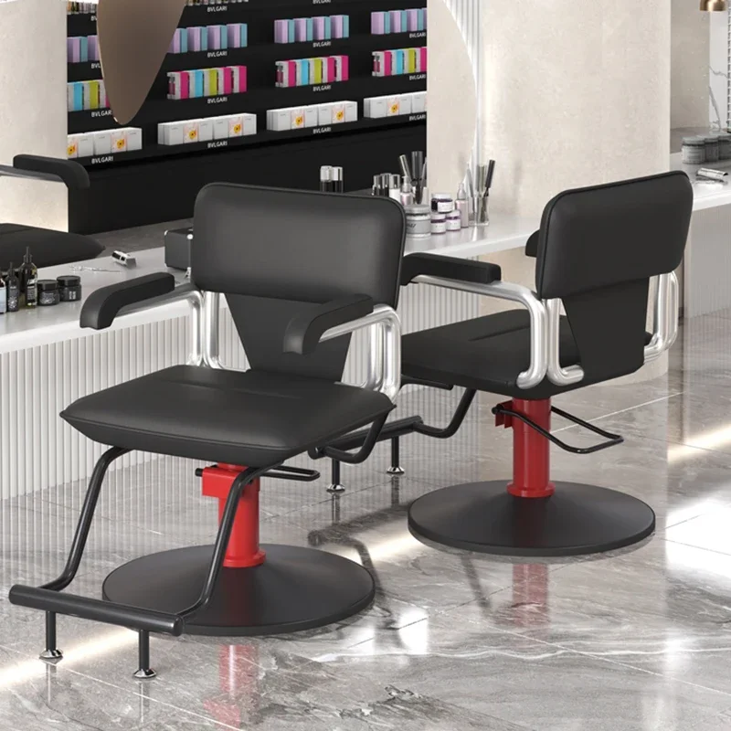 

Hairdressing Professional Swivel Barber Chair Lift Perm Shave Barber Chair Hair Dyeing Silla De Barbería Salon Furniture GM212