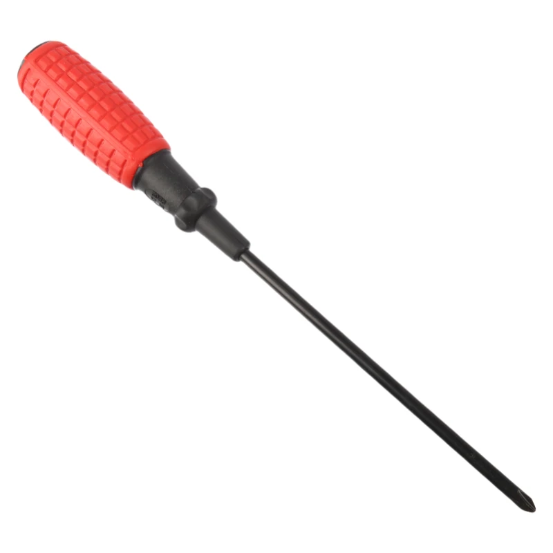 Chave de fenda manual de 6 polegadas com chave de fenda magnética de uma palavra cruzada de granada vermelha, chave de fenda multiuso