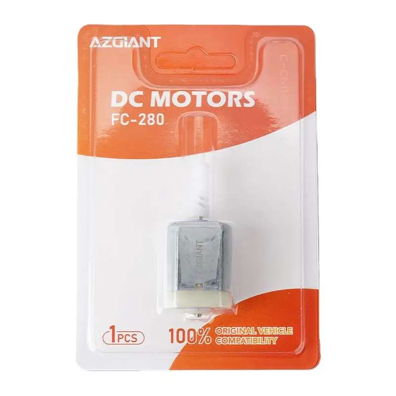 AZGIANT Car door lock motor for Sany Concrete mixer truck/ Hino 700 New high quality parts Metal Carbon Brush OEM DC24V