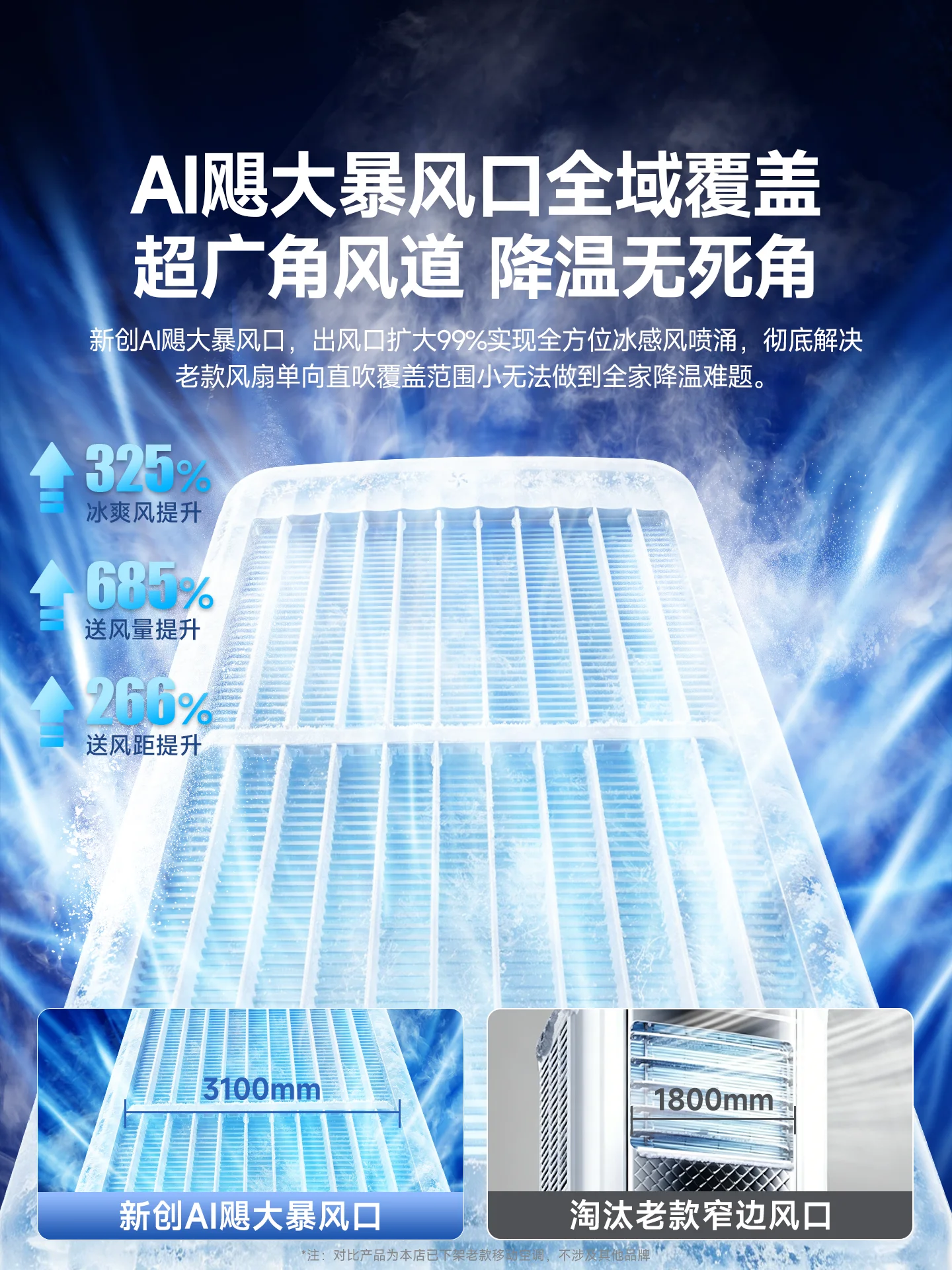 Mobile air conditioner refrigeration single cooling small installation-free split air conditioner fan without external machine