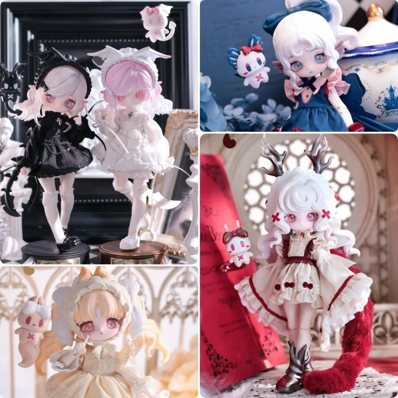 

Lulu Elf Story Series слепая коробка Kawaii аниме фигурка загадочная коробка подвижная кукла сумка-сюрприз настольная подвеска модный праздничный подарок