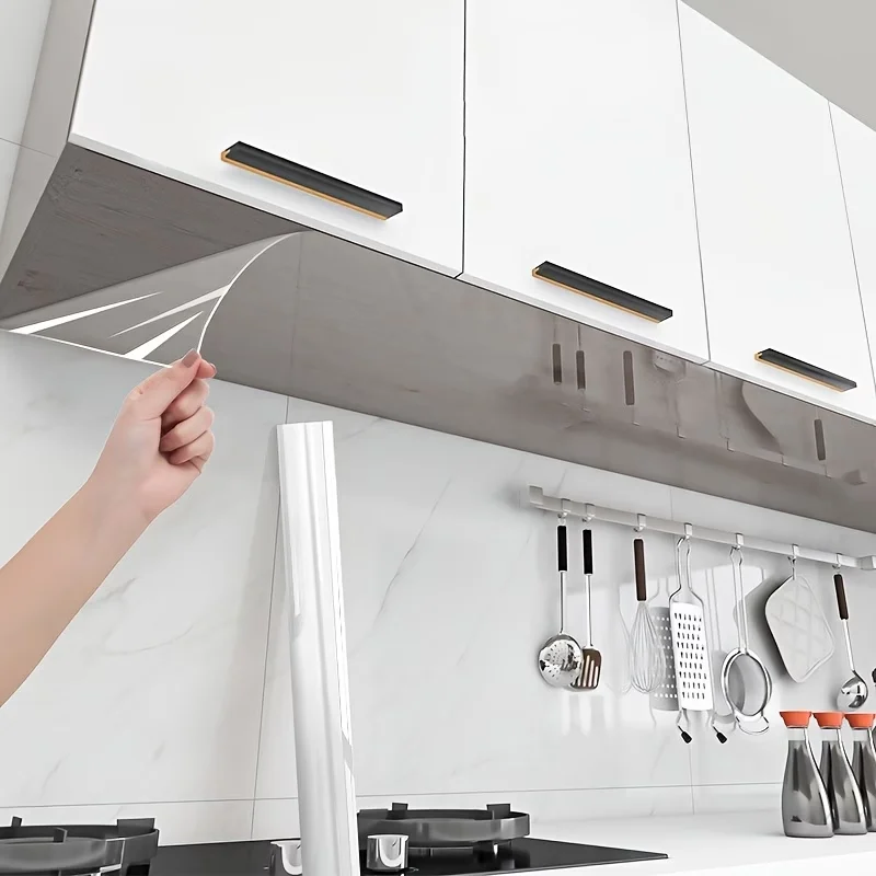 Transparent Electrostatic Protective Film Oil-Proof Waterproof Stain-Proof Suitable For Kitchen And Home Decorative Wall Sticker