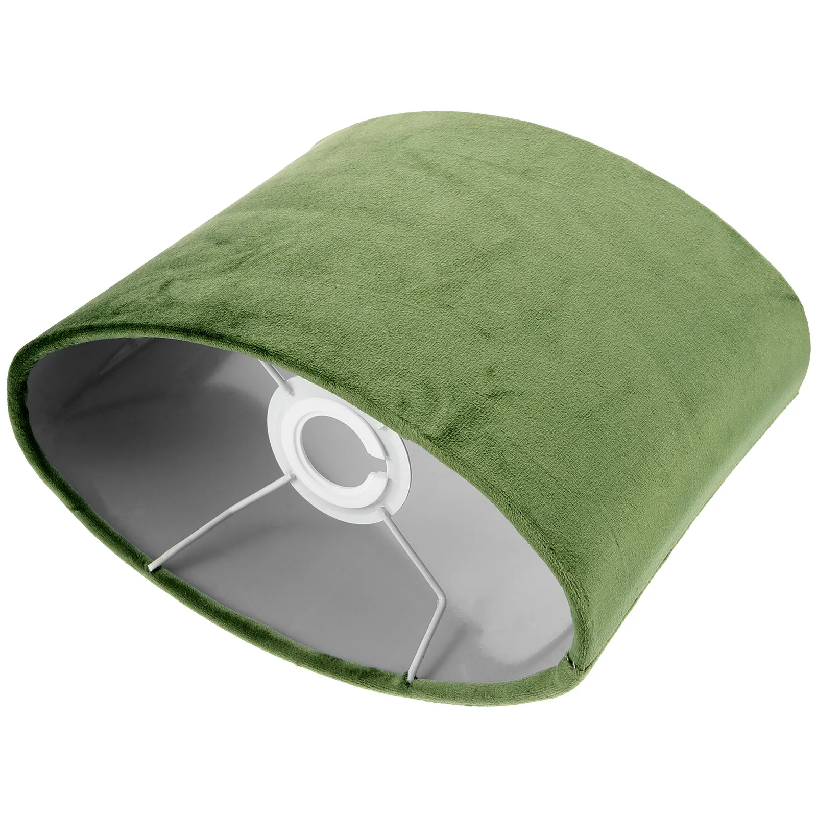 

Modern Cloth Lampshade E27E14 Velvet Oval Table Cover Deep Green Decorative Bedside Floor Light Shades for Desk Accessories Lamp