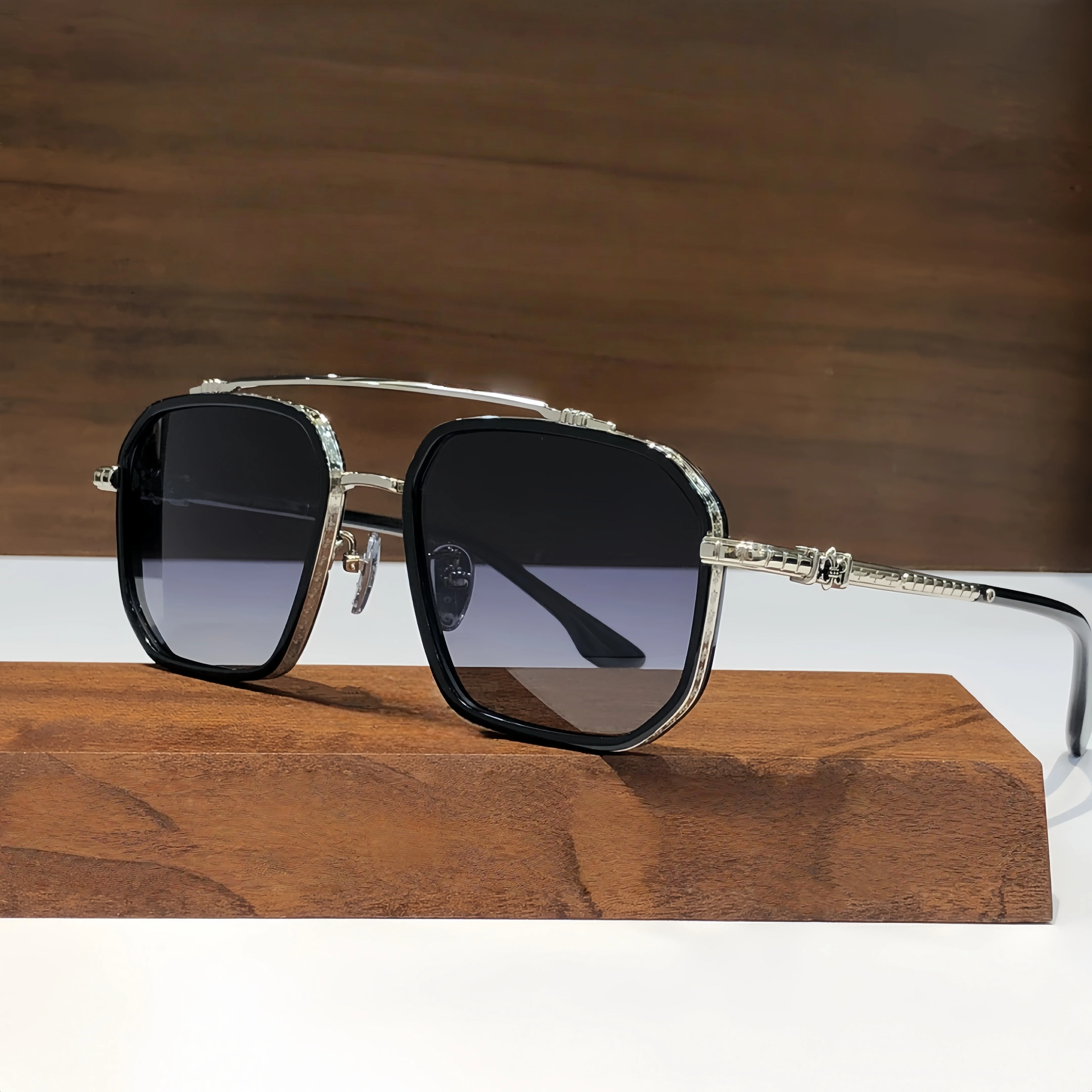 

New Women Sunglasses Men Fashion Personality Classic Retro Designer Alloy Outdoor Driving Pilot UV400 Trend Luxury Sun Glasses