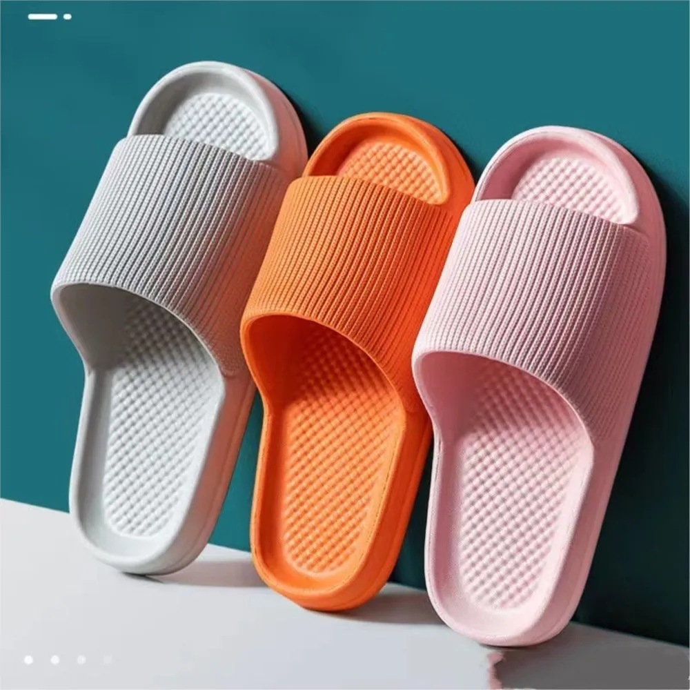 Eva House Slippers Men's And Women's Fashion Anti Slip Casual Indoor Couple's Slippers Pantuflas De Mujer Slippers For Bathing