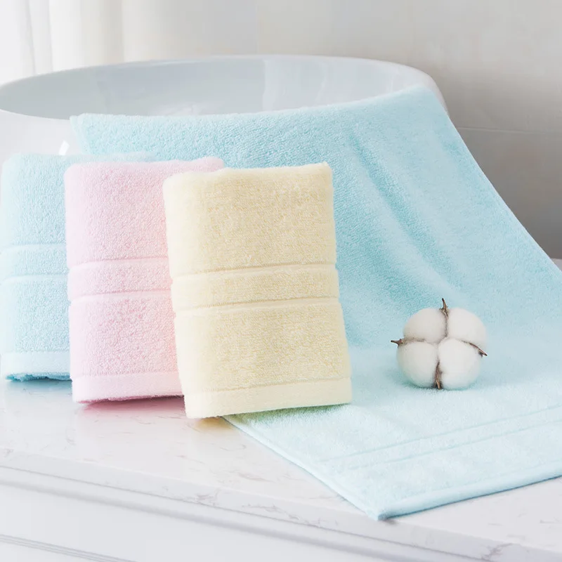 60*30cm Towel and Bath Towel Set - Soft and Highly Absorbent Suitable for Family Fitness and Facial Cleansing 100% Cotton 1/2PCS