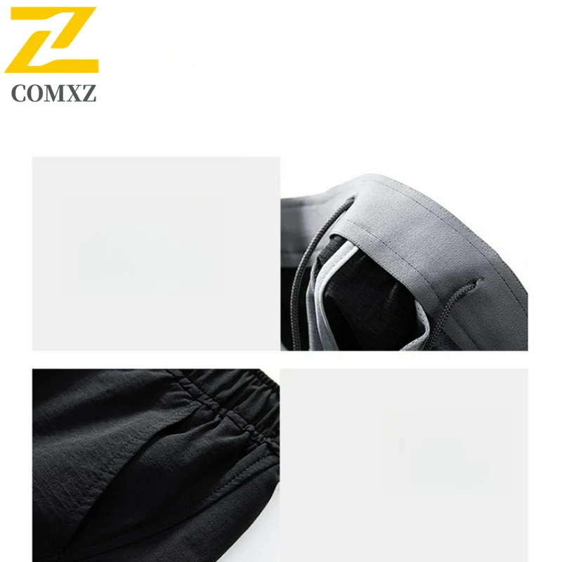 Men's Cargo Pants 2025 Autumn Wide Leg Pure Color Versatile Pants Comfortable Hiking Daily Fashion Metropolitan Style Trousers
