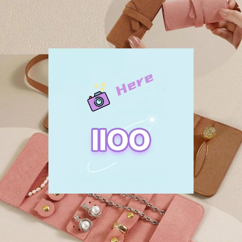 

Jewelry Storage Bag Travel Portable Jewelry Organizer Foldable Case For Bracelet Ring Necklaces Earring Travel Protect Bags