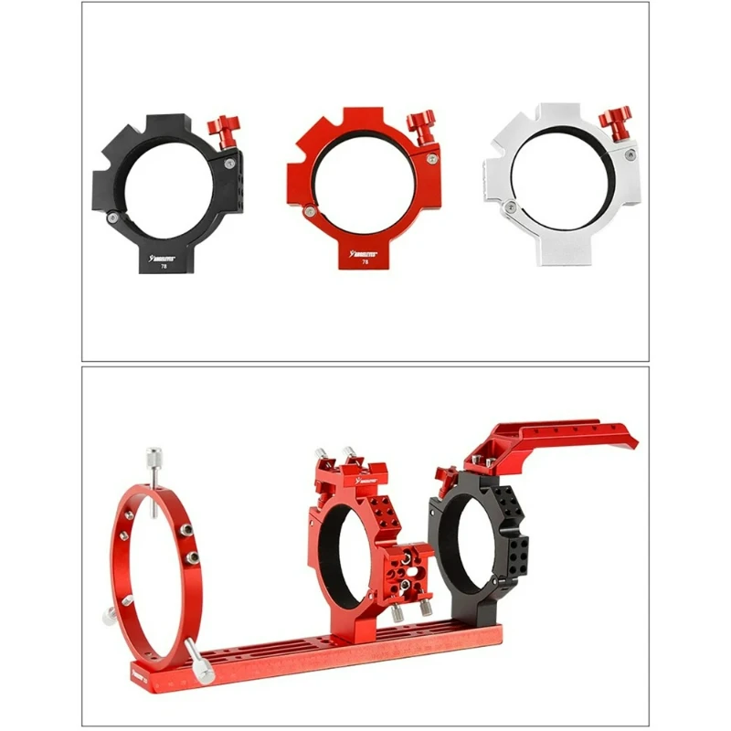New ASI Freeze Camera Clamp for DSLR Mounting 78/80/90mm ID Astronomical Accessories ID ZWO Compatible Camera Mount Bracket