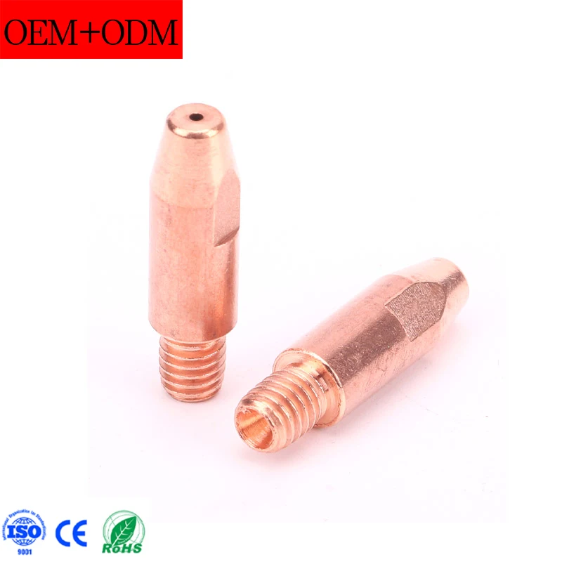 

10pcCheap Price M6x28x0.8 1.0 1.2mm E-Cu Contact Tip MB 25AK 24KD MIG Welding Torch Accessories