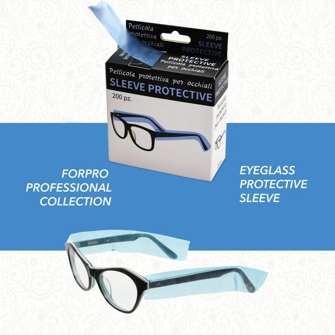 200ps/Box Salon Hairdresser Disposable Glasses Leg Sleeves Cover Pro Hairdressing Eyeglasses Protector Supplies Hair Dye Tools