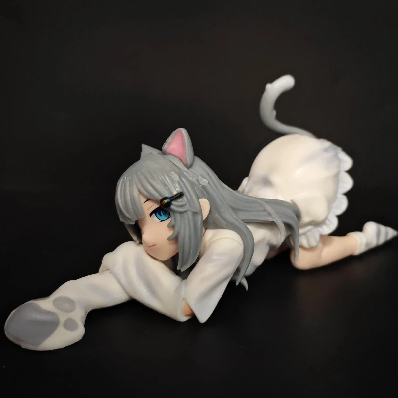 

Anime Figure Kanagi Cat Cat Girl Prone Pose Collectible Model Desktop Ornament Anime Peripheral For Animation Fans Collection