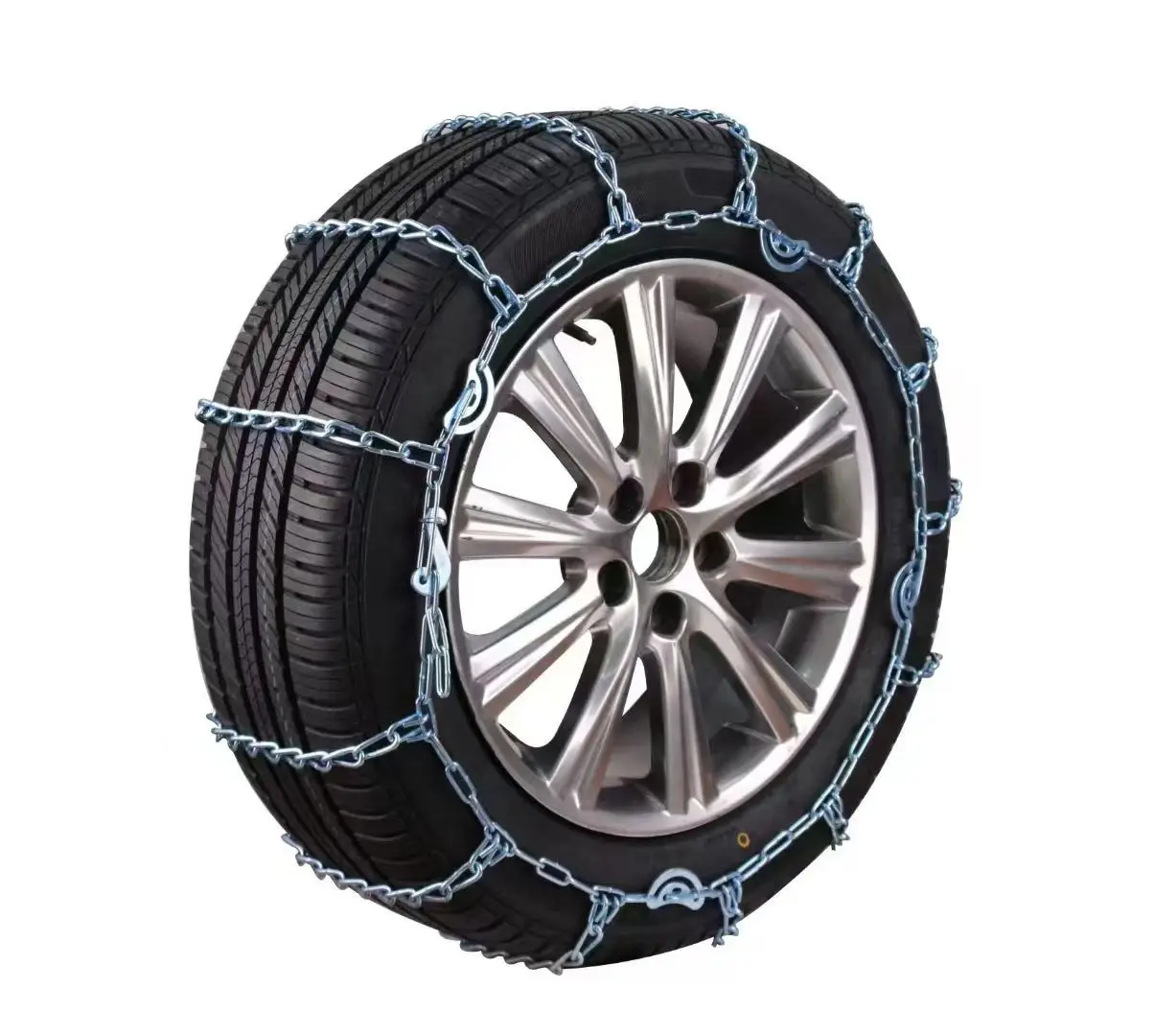 Universal Auto Snow Chains, Automatic Tightening Tire Chains for Snow Mud Road Emergency